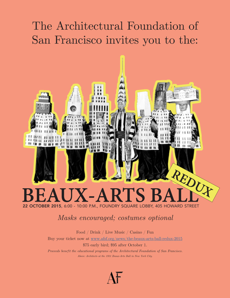 2015 Beaux Arts Ball invitation