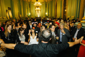 Photo of Raffle Drawing During 2023 Beaux Arts Ball