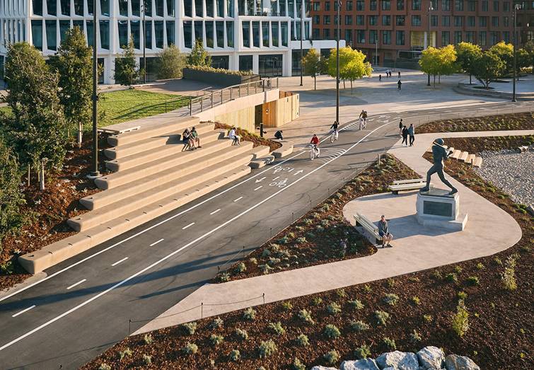 AFSF awarded the 2025 Kirby Ward Fitzpatrick Award to Min Design for their ambitious integration of safe and equitable restrooms into the new China Basin Park